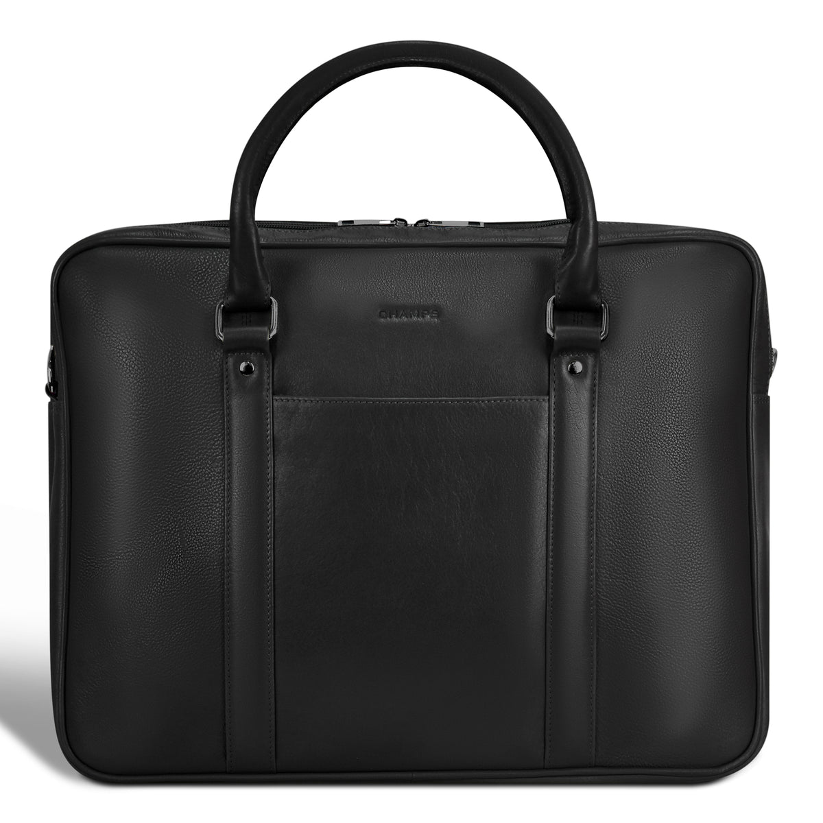 Onyx / Leather Briefcase – Champs Luggage