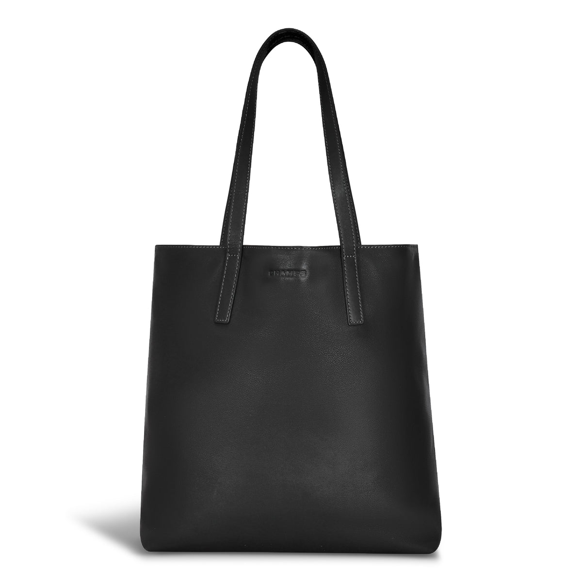 Onyx / Leather Vertical Tote – Champs Luggage