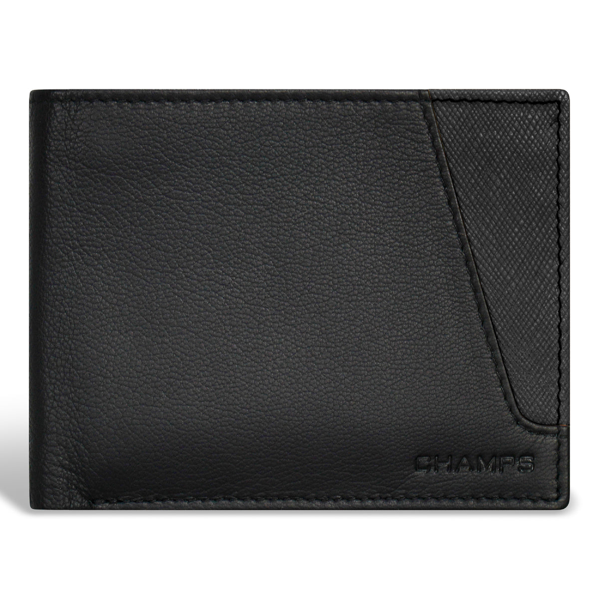 Denim / Leather Top Wing Wallet