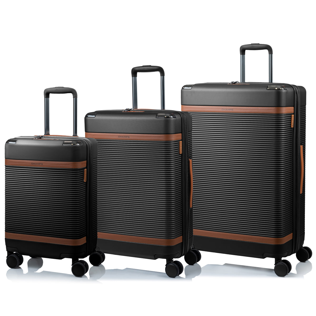 こんぺいとう　ベルギー　ビンテージパーテーション3台分 Vintage III / 3-Piece Luggage Set – Champs Luggage
