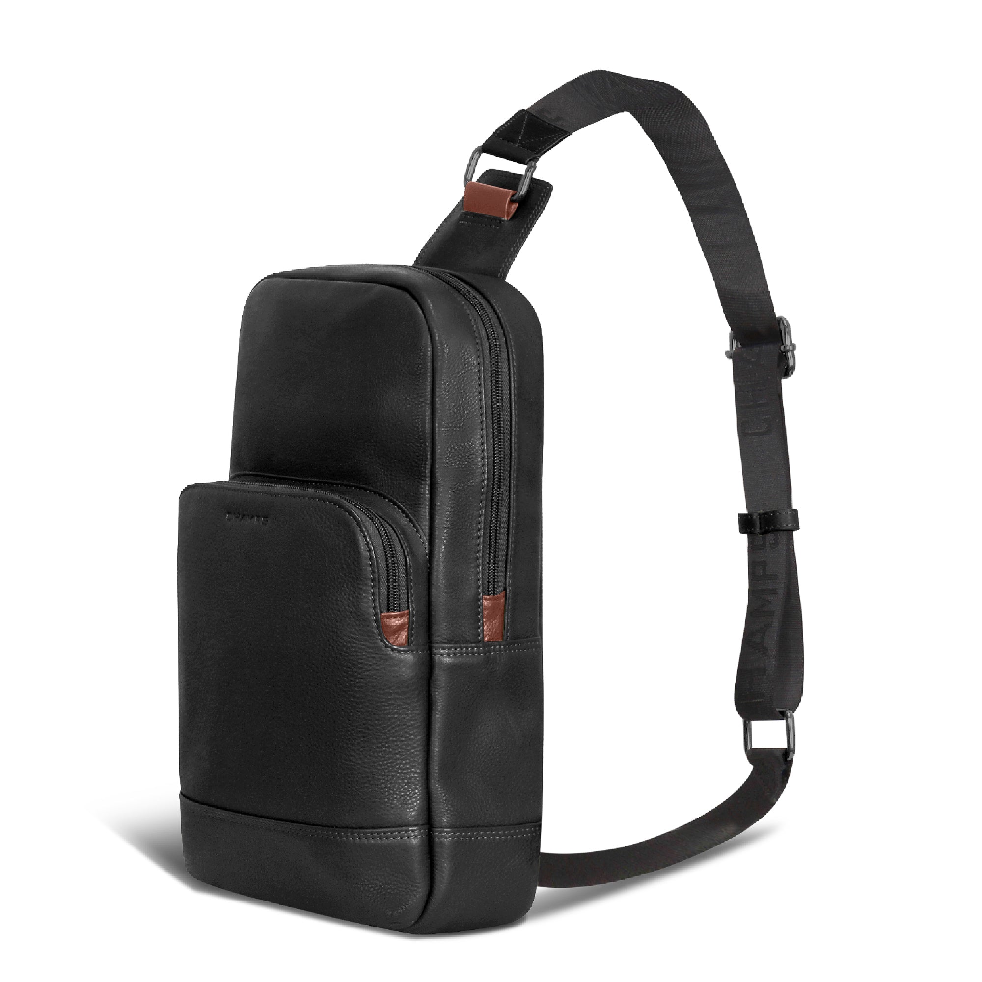 apostrophe leather sling backpack Onyx / Leather Sling Bag