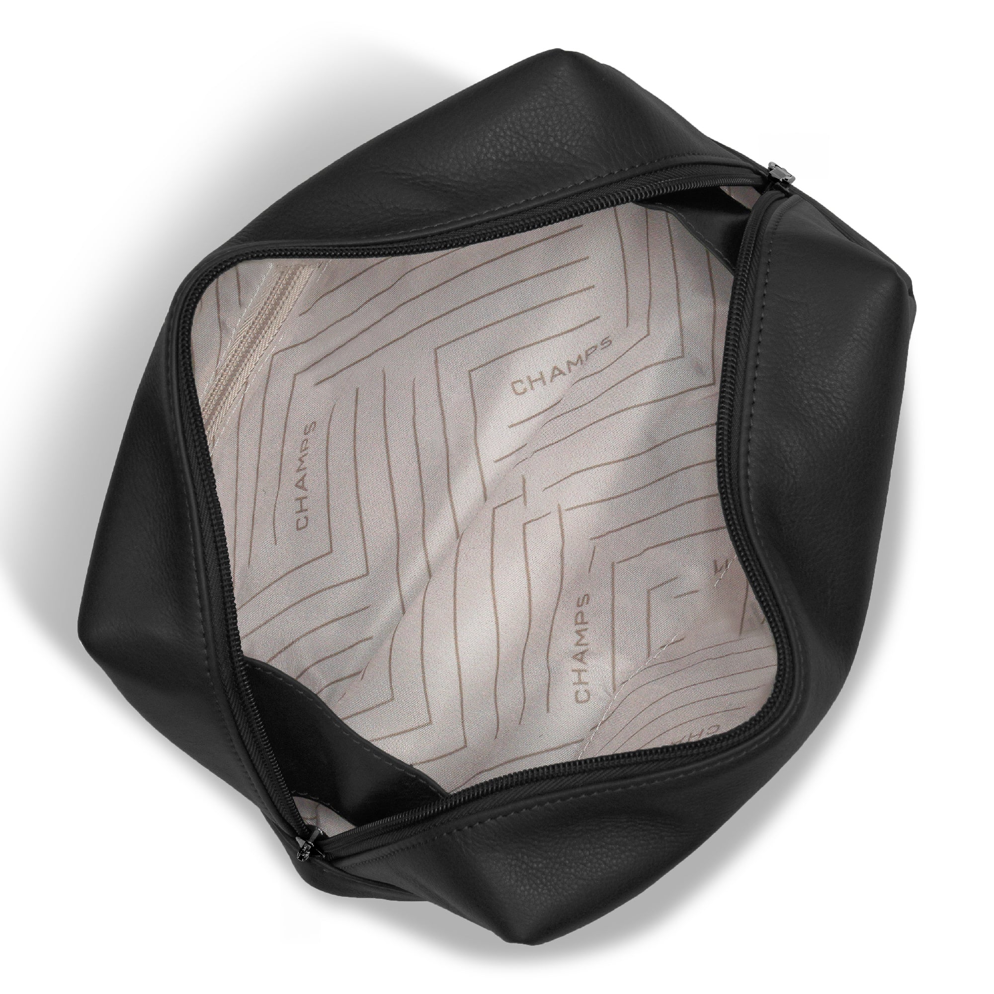 Onyx / Leather Toiletry Bag – Champs Luggage