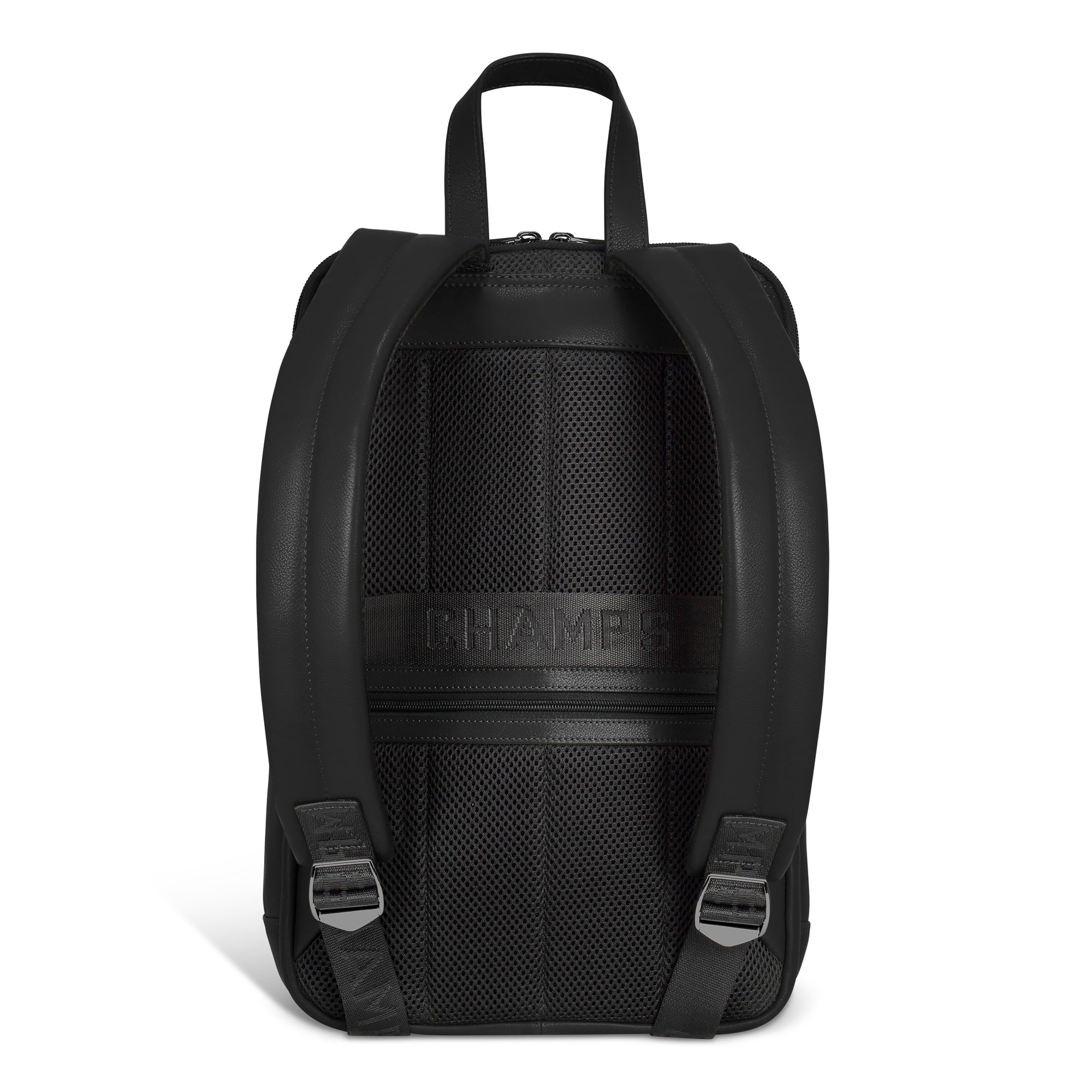 Onyx / Leather Classic Backpack – Champs Luggage
