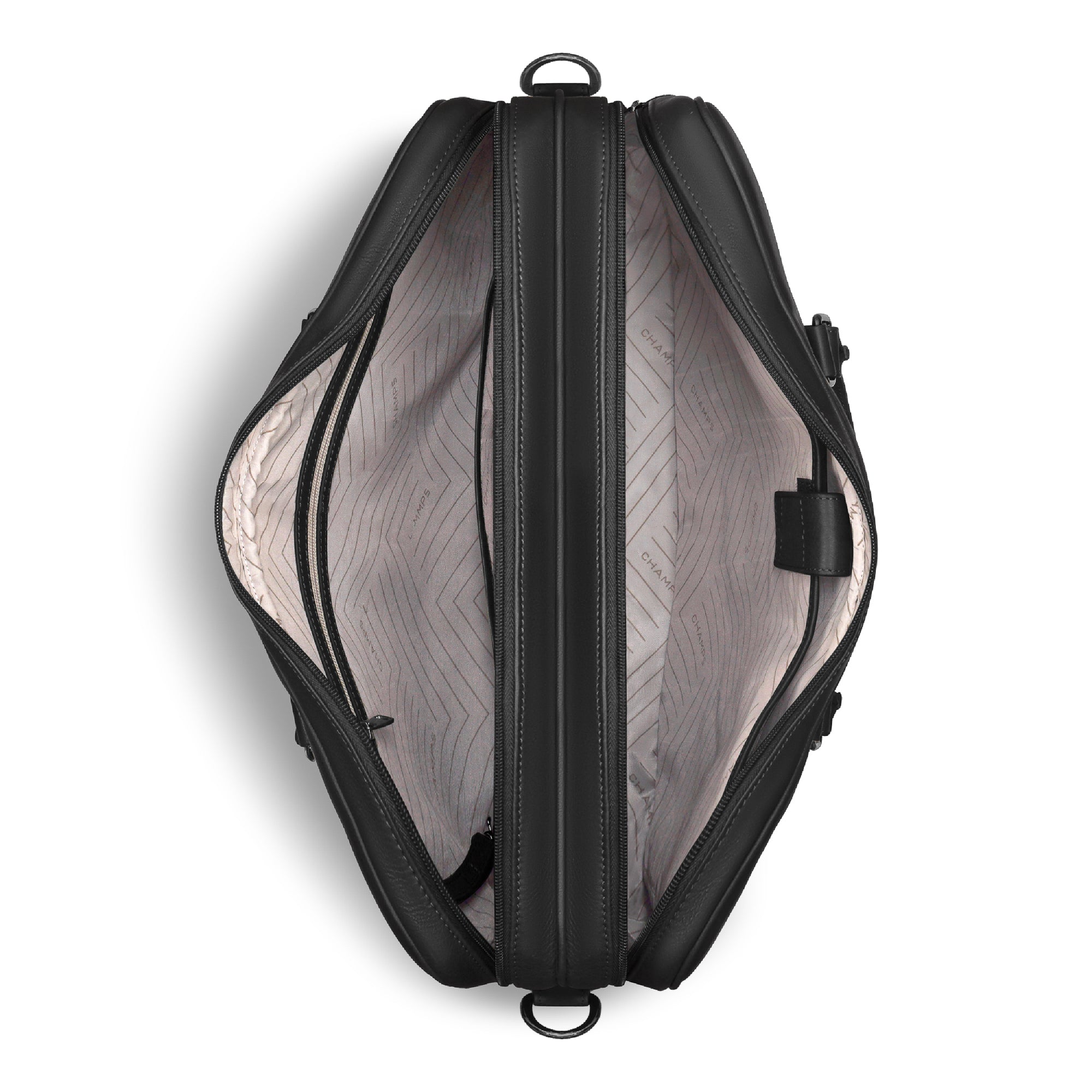 Onyx / Leather Briefcase – Champs Luggage