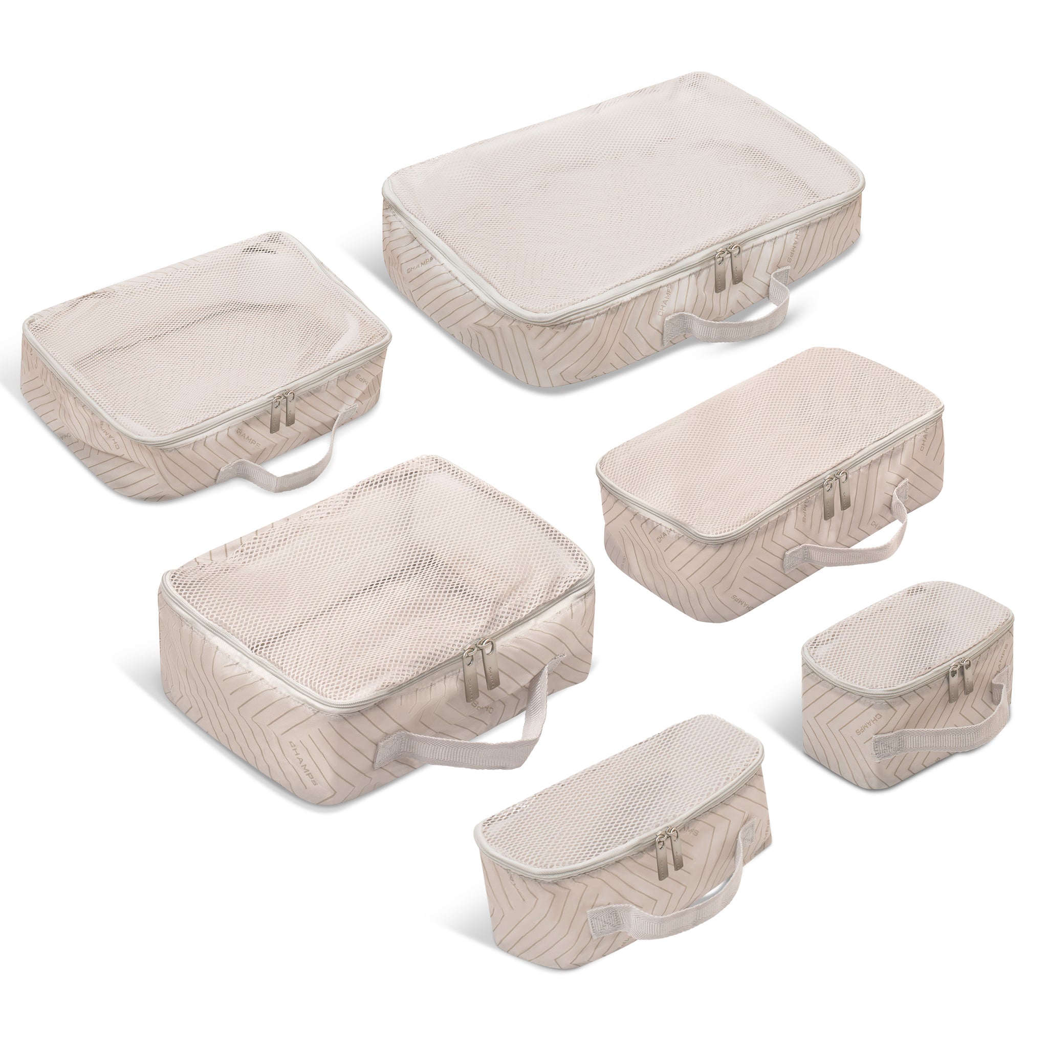 Vintage / Travel Packing Cubes / 6-Piece Set – Champs Luggage