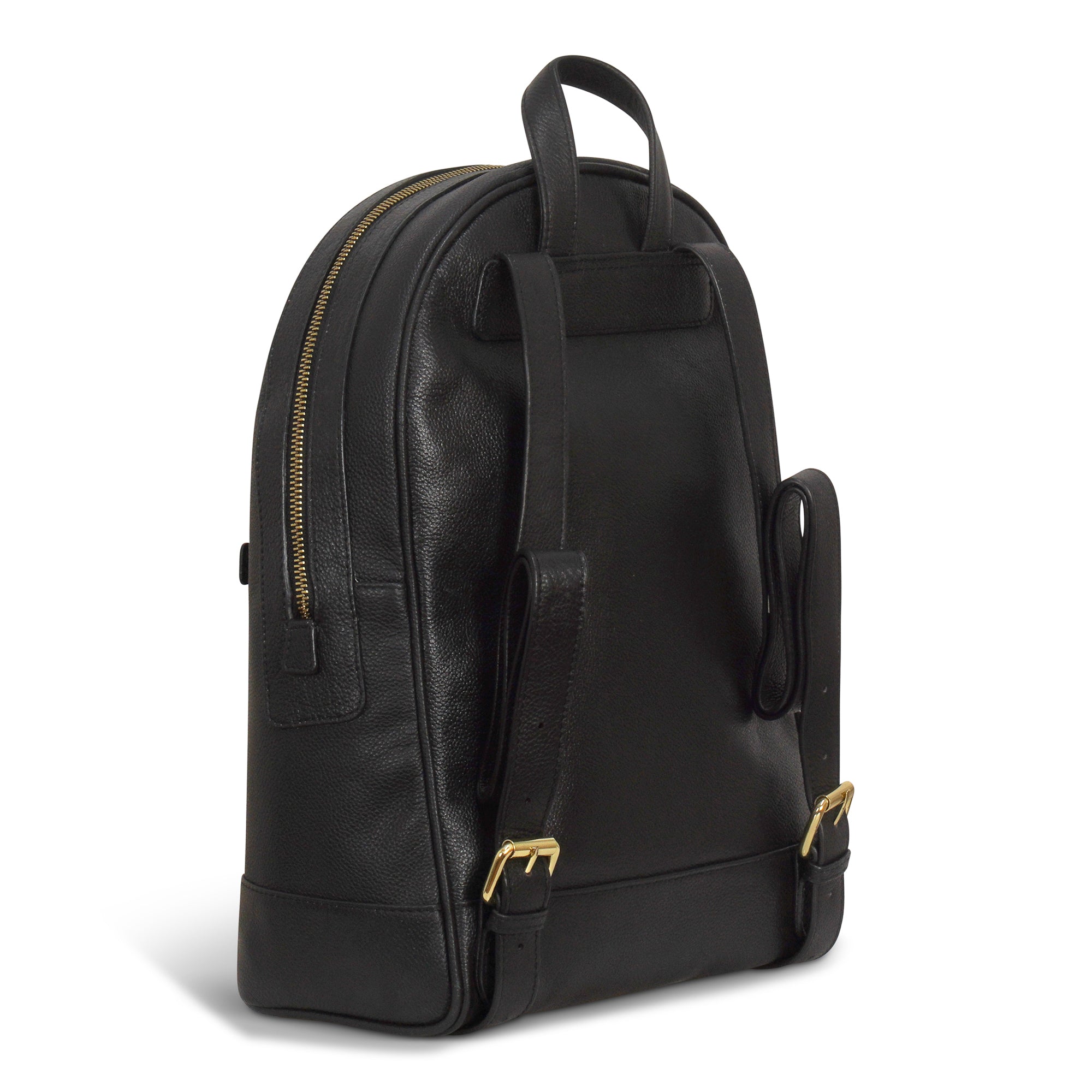 black and gold leather backpack mens Gala / Leather Backpack – Champs Luggage