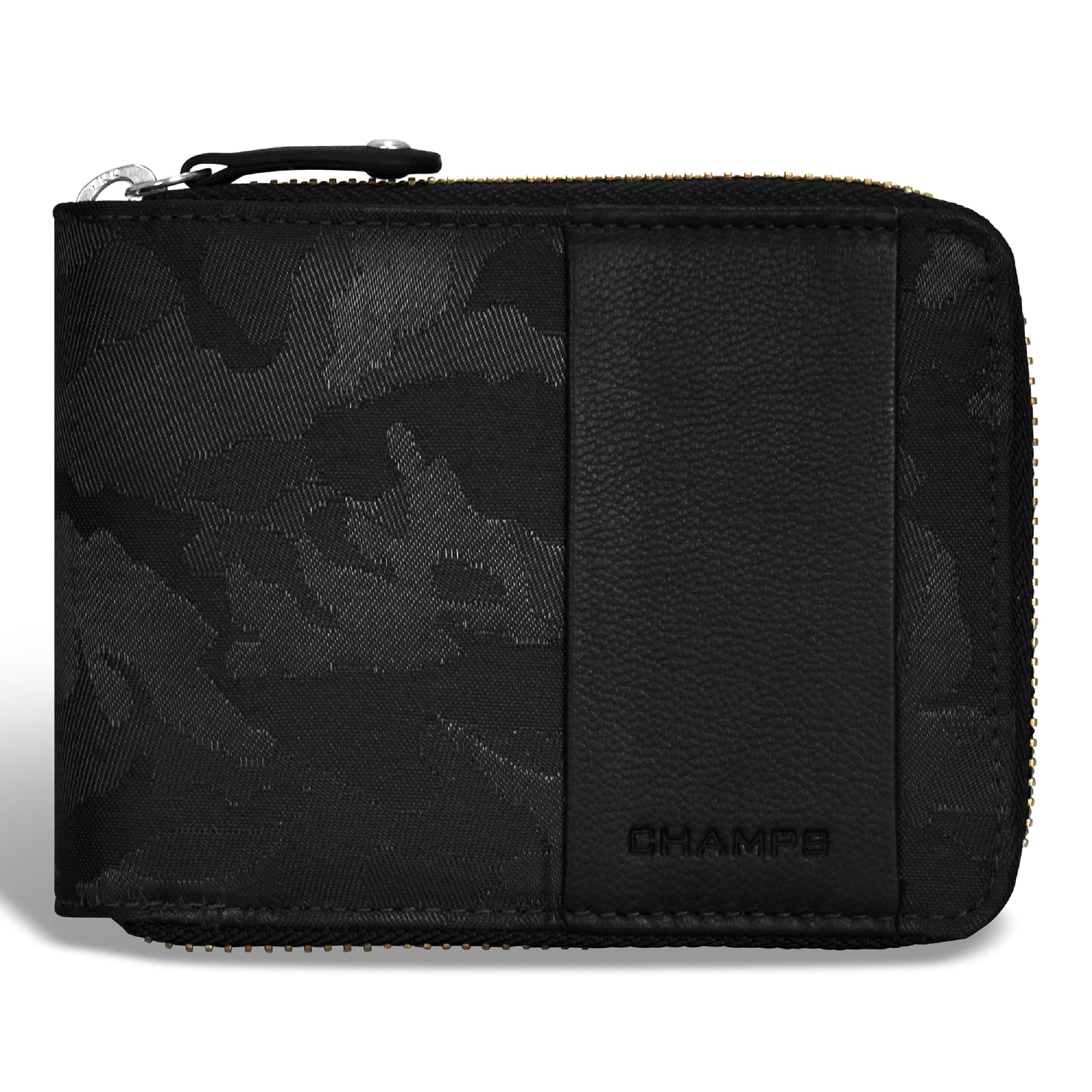 Camo / Leather Zip Around Wallet – Champs Luggage