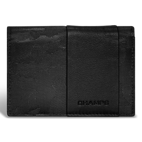 Camo / Leather Cardholder – Champs Luggage