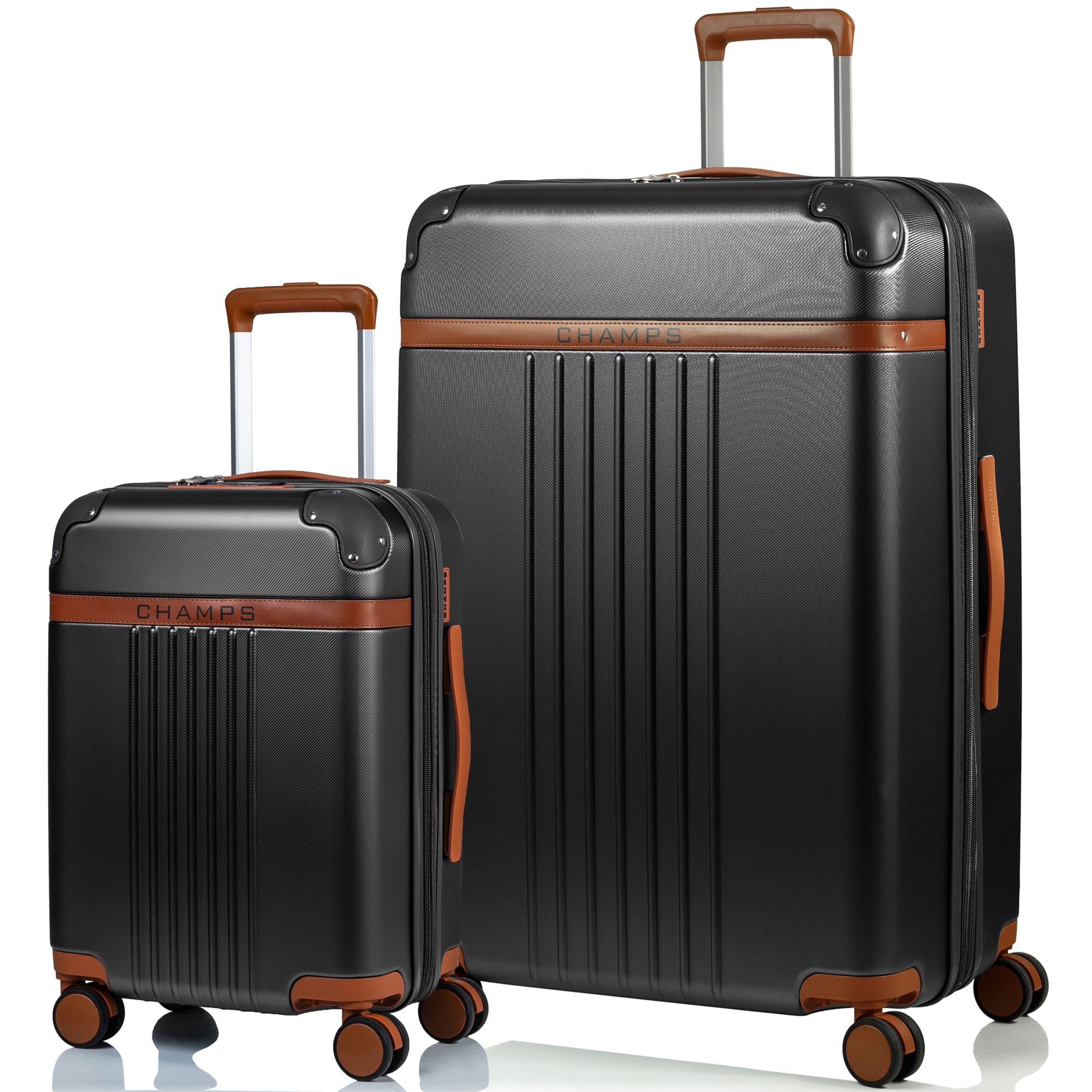 Vintage 2-Piece Luggage Set – Champs Luggage - Main Image